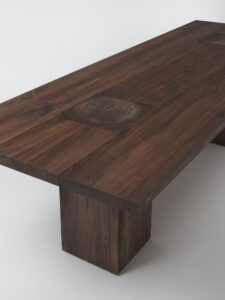 Riva 2910 boss basic quartersawn walnut table